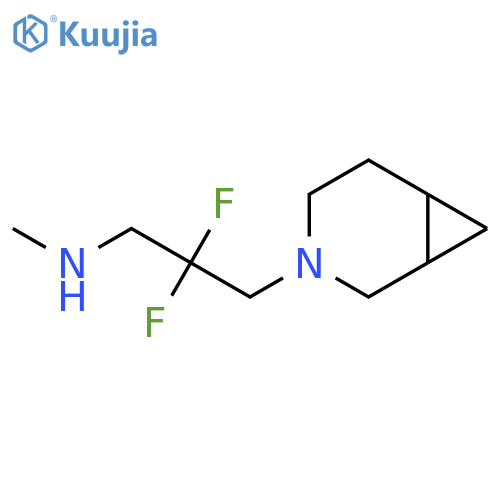 (3-{3-Azabicyclo[4.1.0]heptan-3-yl}-2,2-difluoropropyl)(methyl)amine structure