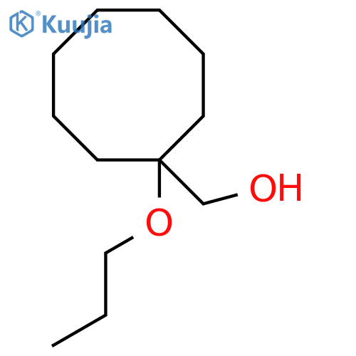 (1-propoxycyclooctyl)methanol structure