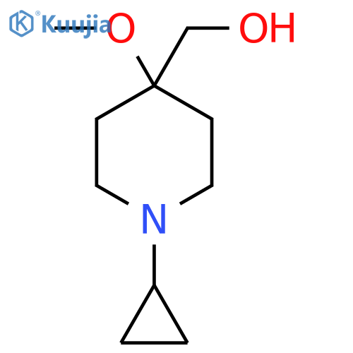 (1-cyclopropyl-4-methoxypiperidin-4-yl)methanol structure