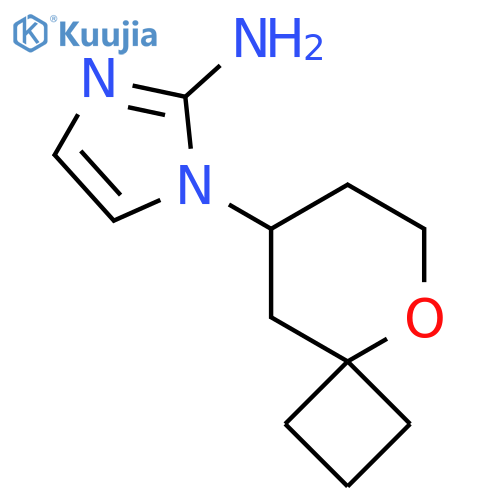 1-{5-oxaspiro3.5nonan-8-yl}-1H-imidazol-2-amine structure