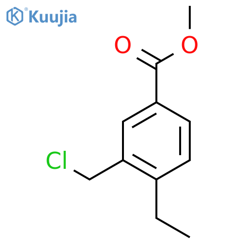 methyl 3-(chloromethyl)-4-ethylbenzoate structure