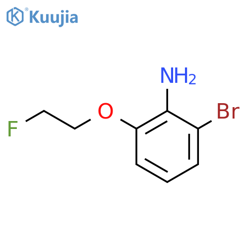 2-bromo-6-(2-fluoroethoxy)aniline structure