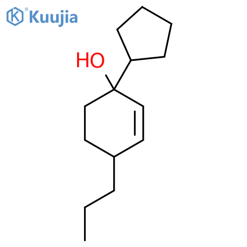 1-Cyclopentyl-4-propylcyclohex-2-en-1-ol structure