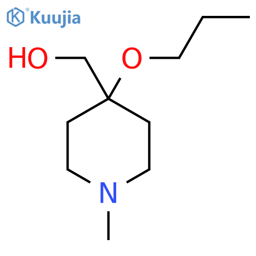 (1-Methyl-4-propoxypiperidin-4-yl)methanol structure