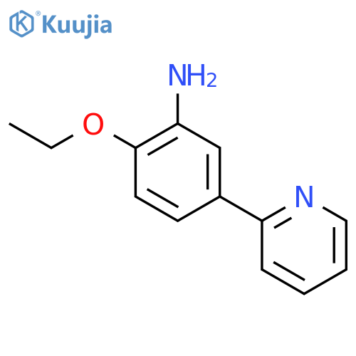 2-ethoxy-5-(pyridin-2-yl)aniline structure