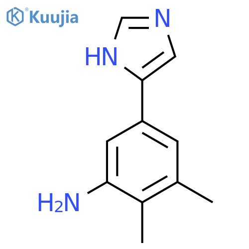 5-(1H-imidazol-4-yl)-2,3-dimethylaniline structure