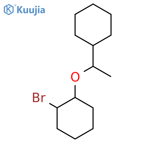 1-Bromo-2-(1-cyclohexylethoxy)cyclohexane structure