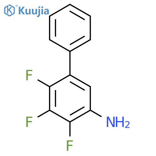 2,3,4-trifluoro-5-phenylaniline structure