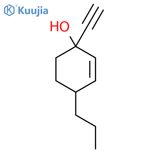1-Ethynyl-4-propylcyclohex-2-en-1-ol structure