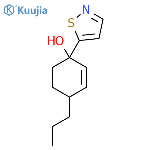 4-Propyl-1-(1,2-thiazol-5-yl)cyclohex-2-en-1-ol structure