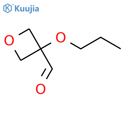 3-propoxyoxetane-3-carbaldehyde structure