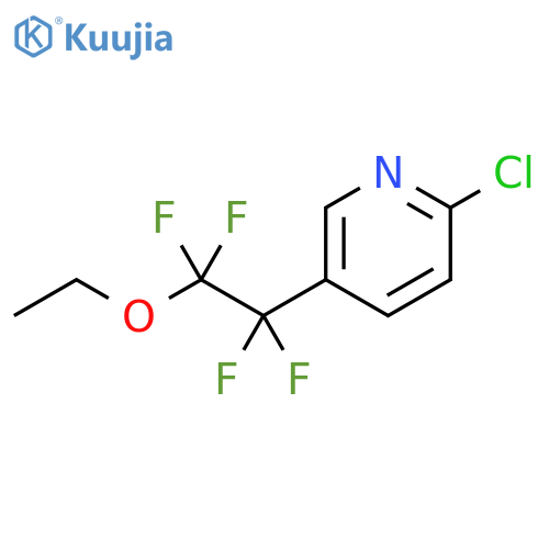 2-chloro-5-(2-ethoxy-1,1,2,2-tetrafluoroethyl)pyridine structure