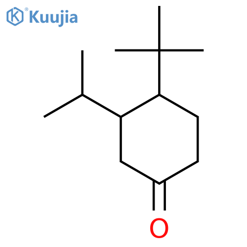 4-Tert-butyl-3-(propan-2-yl)cyclohexan-1-one structure