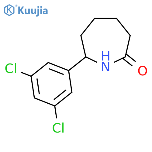 7-(3,5-Dichlorophenyl)azepan-2-one structure