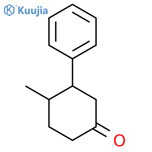 4-Methyl-3-phenylcyclohexan-1-one structure