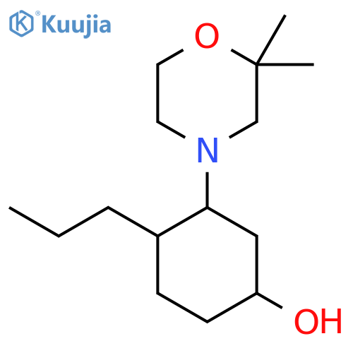 3-(2,2-Dimethylmorpholin-4-yl)-4-propylcyclohexan-1-ol structure