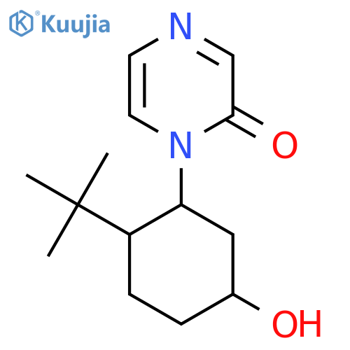 1-(2-Tert-butyl-5-hydroxycyclohexyl)-1,2-dihydropyrazin-2-one structure