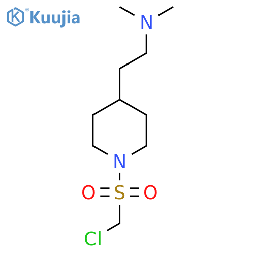 [2-(1-Chloromethanesulfonylpiperidin-4-yl)ethyl]dimethylamine structure