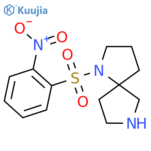 1-(2-Nitrobenzenesulfonyl)-1,7-diazaspiro[4.4]nonane structure