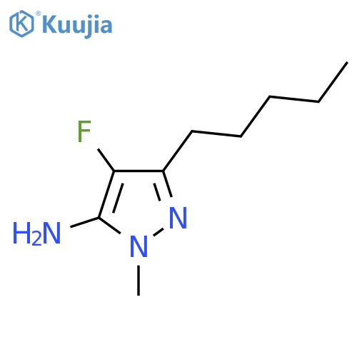 4-fluoro-1-methyl-3-pentyl-1H-pyrazol-5-amine structure