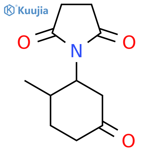 1-(2-Methyl-5-oxocyclohexyl)pyrrolidine-2,5-dione structure