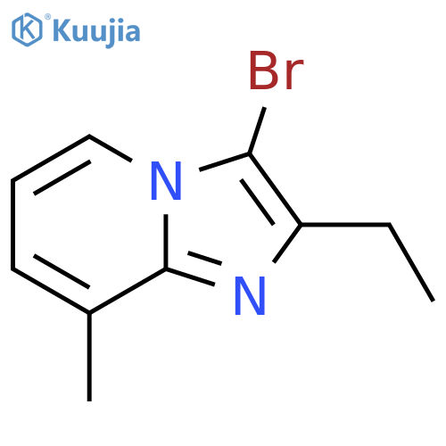3-bromo-2-ethyl-8-methylimidazo1,2-apyridine structure