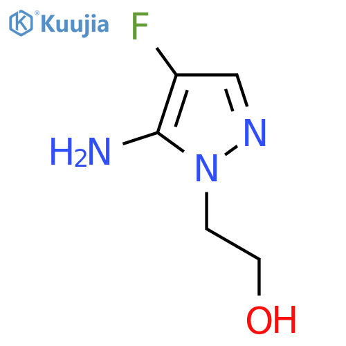 2-(5-amino-4-fluoro-1H-pyrazol-1-yl)ethan-1-ol structure