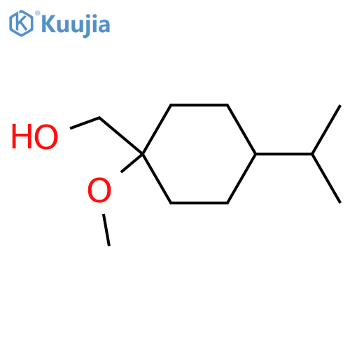 1-methoxy-4-(propan-2-yl)cyclohexylmethanol structure