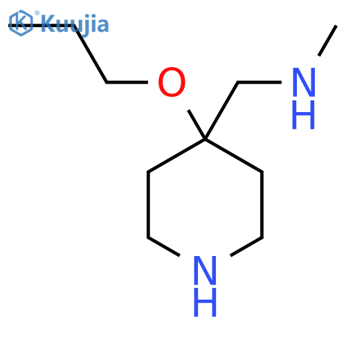 methyl(4-propoxypiperidin-4-yl)methylamine structure