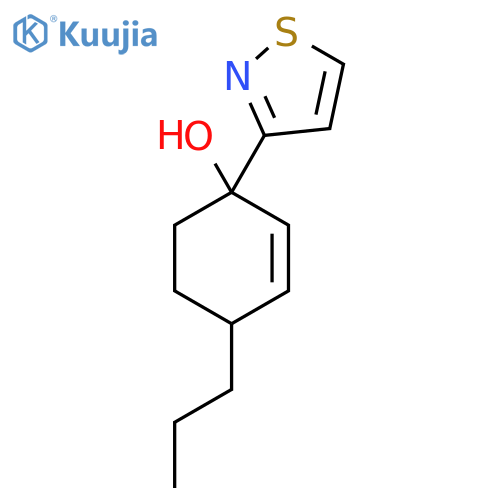 4-Propyl-1-(1,2-thiazol-3-yl)cyclohex-2-en-1-ol structure
