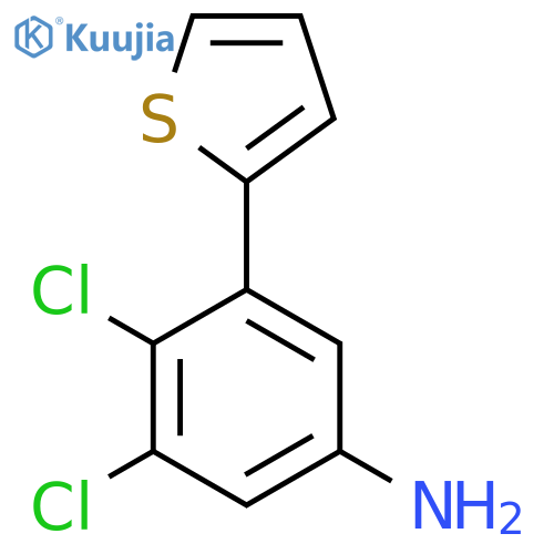 3,4-Dichloro-5-(thiophen-2-yl)aniline structure