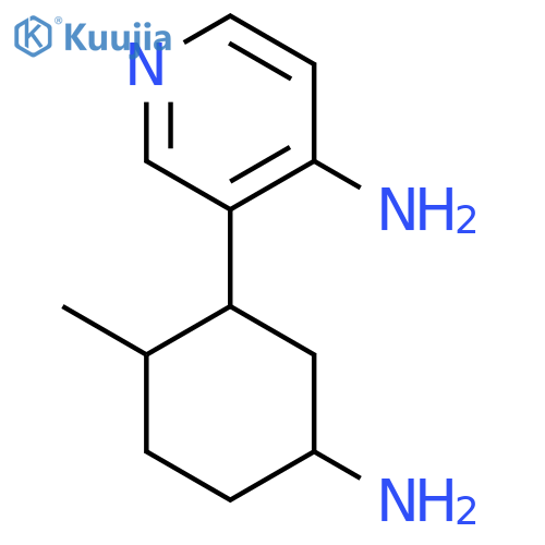 3-(5-Amino-2-methylcyclohexyl)pyridin-4-amine structure