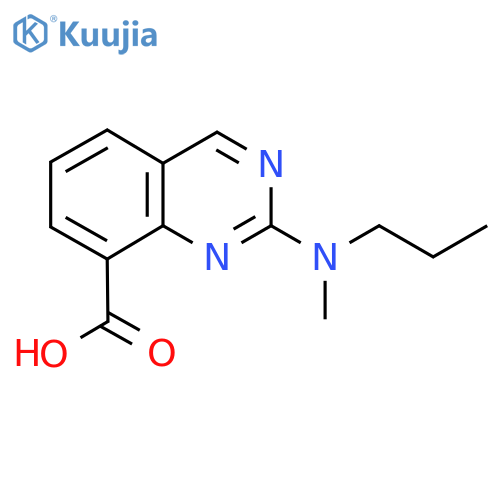 2-[Methyl(propyl)amino]quinazoline-8-carboxylic acid structure