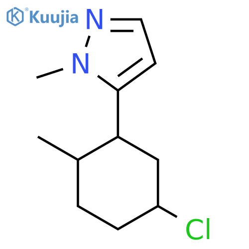 5-(5-chloro-2-methylcyclohexyl)-1-methyl-1H-pyrazole structure