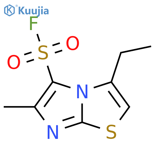 3-ethyl-6-methylimidazo2,1-b1,3thiazole-5-sulfonyl fluoride structure