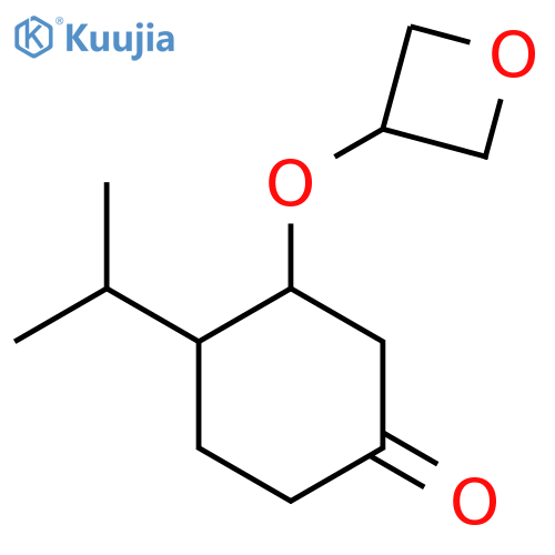 3-(Oxetan-3-yloxy)-4-(propan-2-yl)cyclohexan-1-one structure