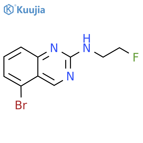 5-bromo-N-(2-fluoroethyl)quinazolin-2-amine structure