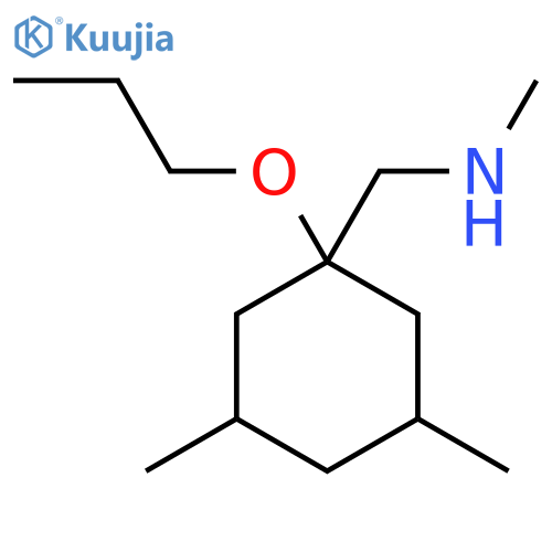 (3,5-dimethyl-1-propoxycyclohexyl)methyl(methyl)amine structure