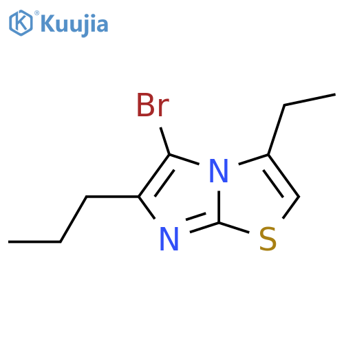 5-bromo-3-ethyl-6-propylimidazo2,1-b1,3thiazole structure