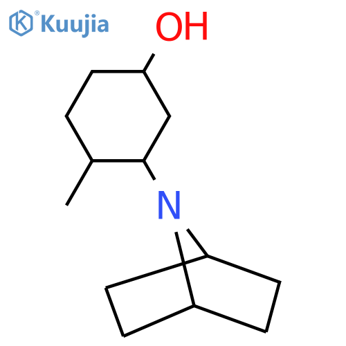 3-{7-Azabicyclo[2.2.1]heptan-7-yl}-4-methylcyclohexan-1-ol structure