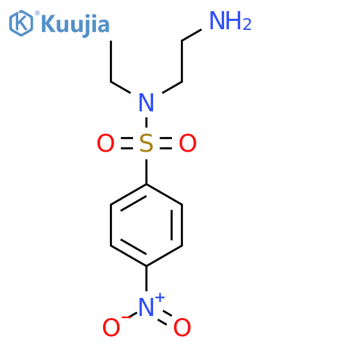 N-(2-aminoethyl)-N-ethyl-4-nitrobenzene-1-sulfonamide structure