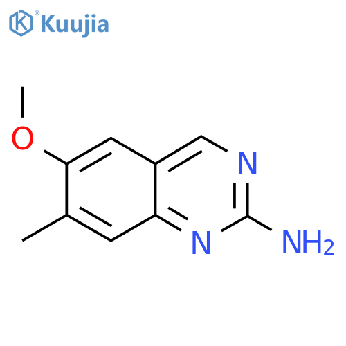 6-methoxy-7-methylquinazolin-2-amine structure