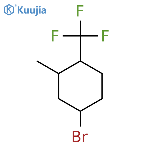 4-Bromo-2-methyl-1-(trifluoromethyl)cyclohexane structure