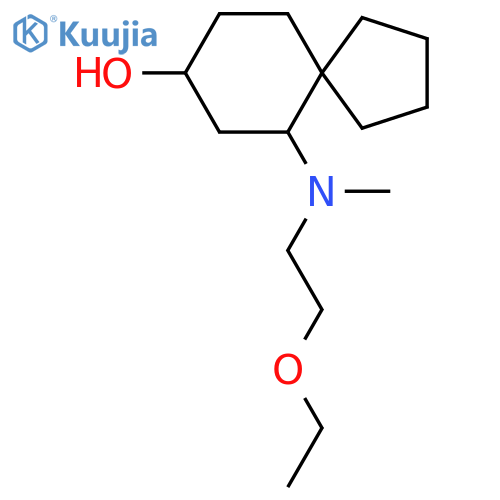 6-[(2-Ethoxyethyl)(methyl)amino]spiro[4.5]decan-8-ol structure