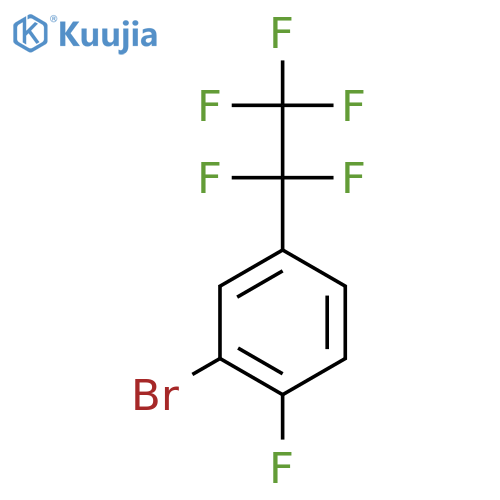 2-bromo-1-fluoro-4-(pentafluoroethyl)benzene structure