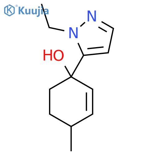 1-(1-ethyl-1H-pyrazol-5-yl)-4-methylcyclohex-2-en-1-ol structure