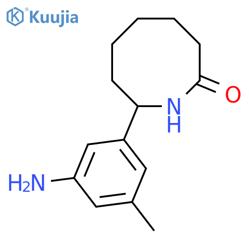 8-(3-Amino-5-methylphenyl)azocan-2-one structure
