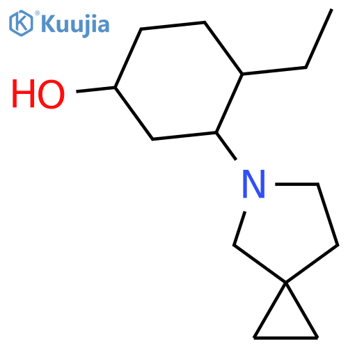 3-{5-Azaspiro[2.4]heptan-5-yl}-4-ethylcyclohexan-1-ol structure