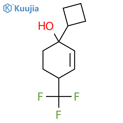 1-Cyclobutyl-4-(trifluoromethyl)cyclohex-2-en-1-ol structure