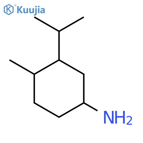4-Methyl-3-(propan-2-yl)cyclohexan-1-amine structure